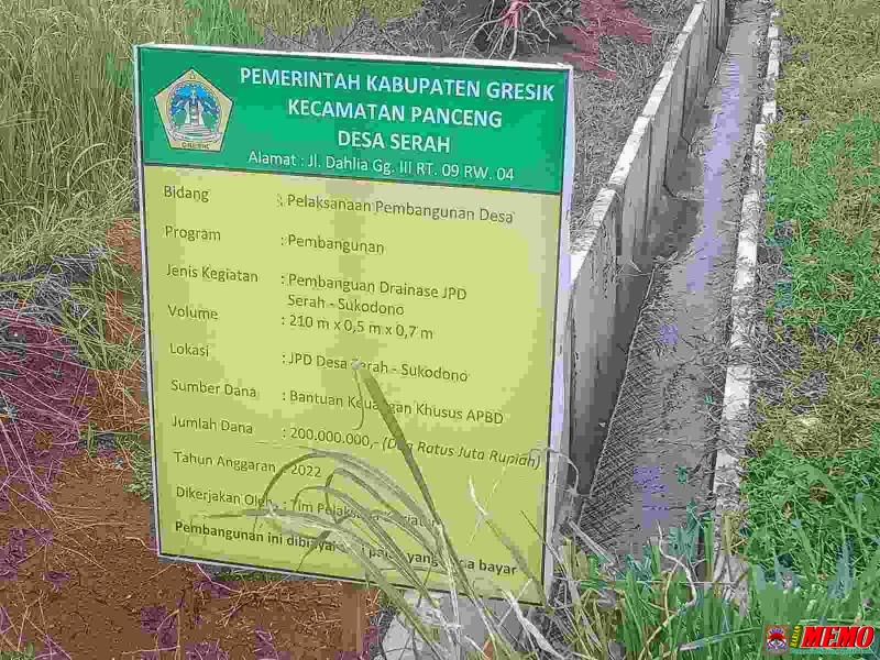 Proyek BKKPD di Desa Serah Diduga Bermasalah 