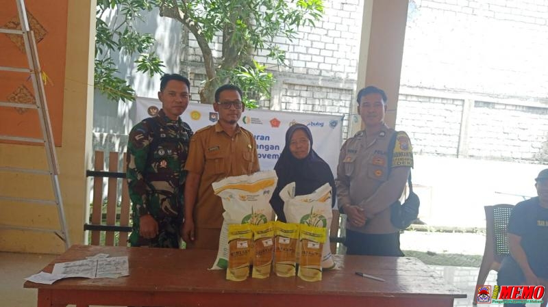 Pemdes Rejosari Salurkan Bantuan Pangan Pemerintah, Tekankan Pentingnya Solidaritas dan Keberkahan