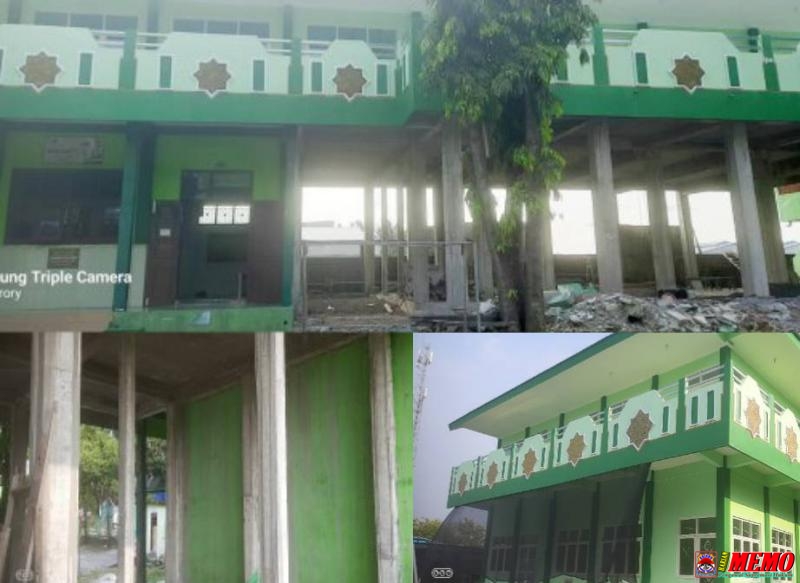 Bangunan SMA Hasyim Asyari Diduga Menyimpang, Kepsek Sebut Semua Instansi Prov Jatim Terlibat.? 