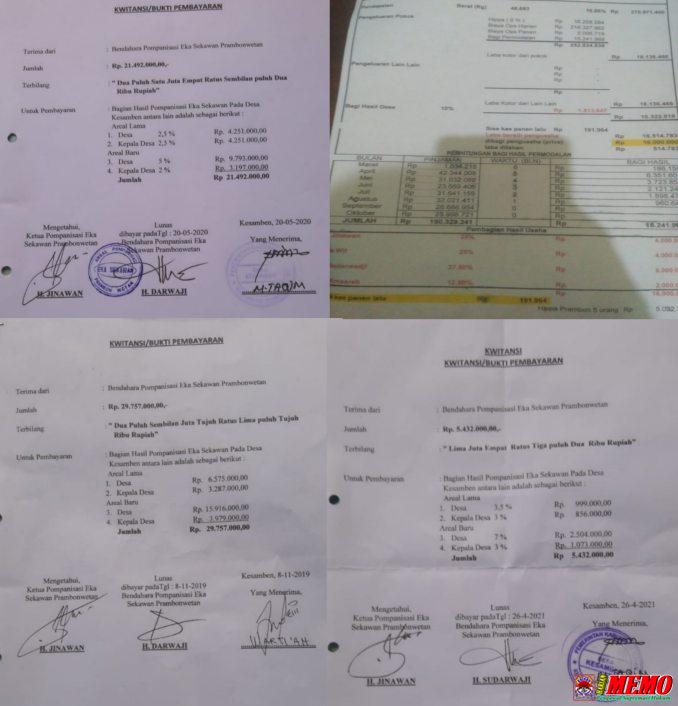 Dana Kompensasi Hasil Pompanisasi yang Diterima Pemdes Kesamben Layak Dipertanyakan