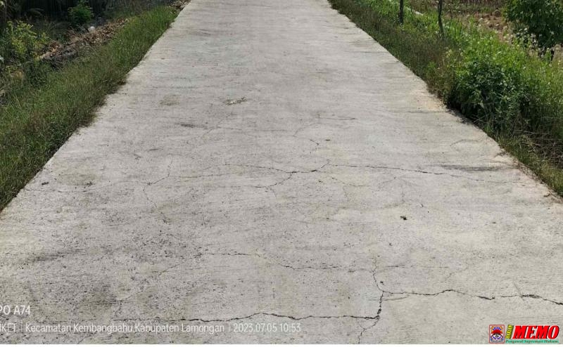 Mutu Beton Proyek Jalan Desa Baturono Bakal Berlanjut ke Jalur Hukum