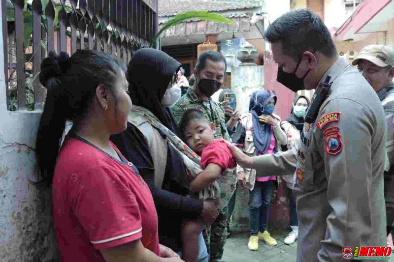 Salut, Sinergitas Polresta Malang Kota Bersama Kodim 0833 dan Relawan Bedah Rumah Disabilitas