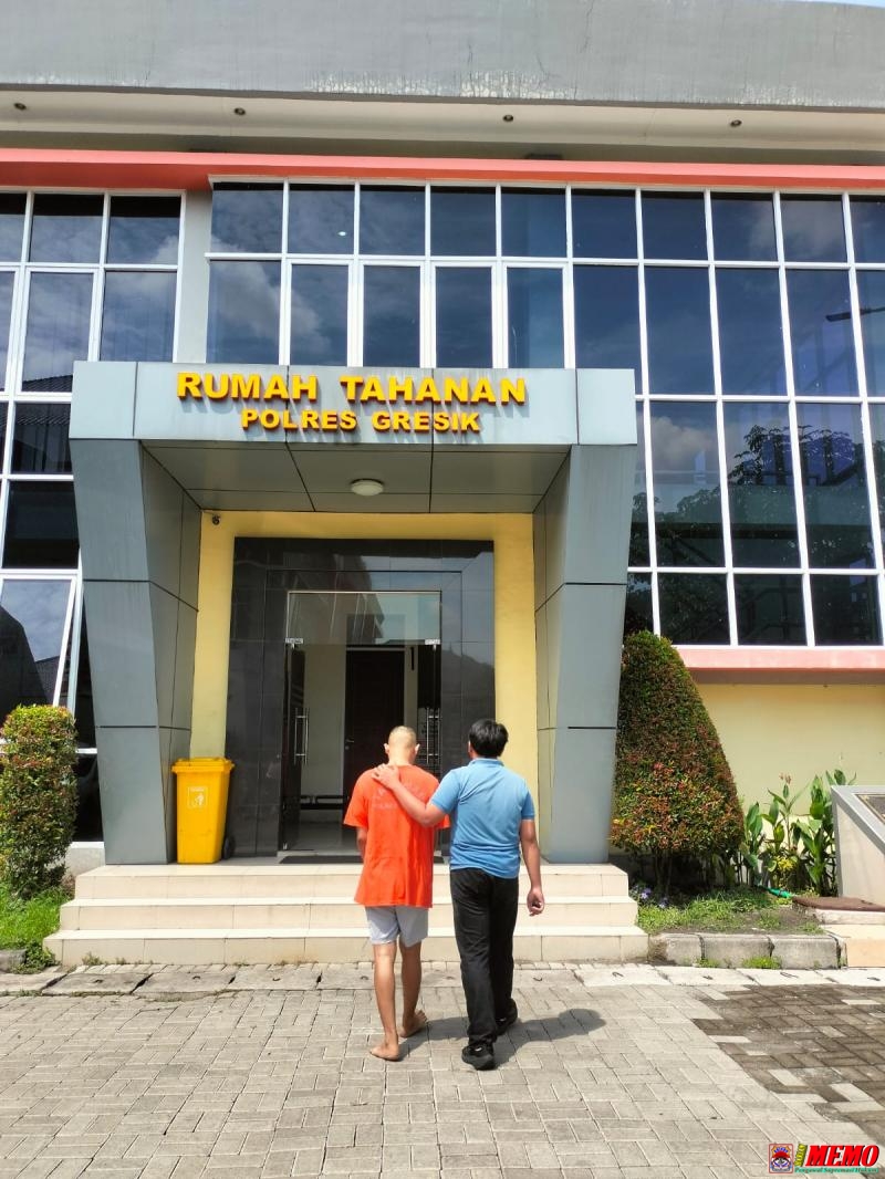 Satresnarkoba Polres Gresik Ringkus Pemuda Pengedar Sabu di Wringinanom, Sita 9,1 Gram