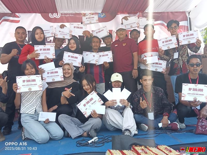 Karang Taruna Kelurahan Pakal Gelar Jalan Santai dan Sedekah Bumi HUT RI Ke 80 Tahun