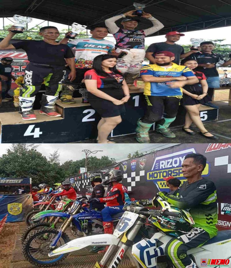 Diusia Tua, Pimred Harian Memo Guncang Motocross Indonesia Seri 2 di Sirkuit Pantai Prigi