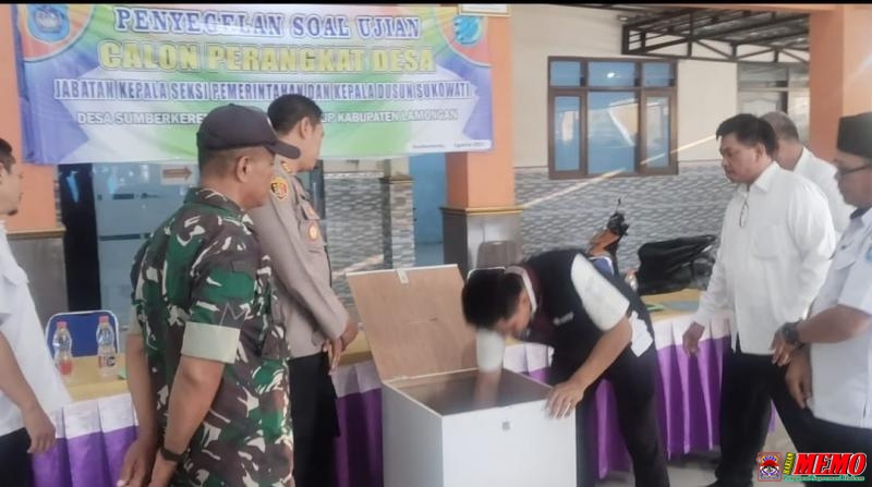 Camat dan Kapolsek Hadir dalam Rangka Penyegelan Naskah di Desa Sumberkerep
