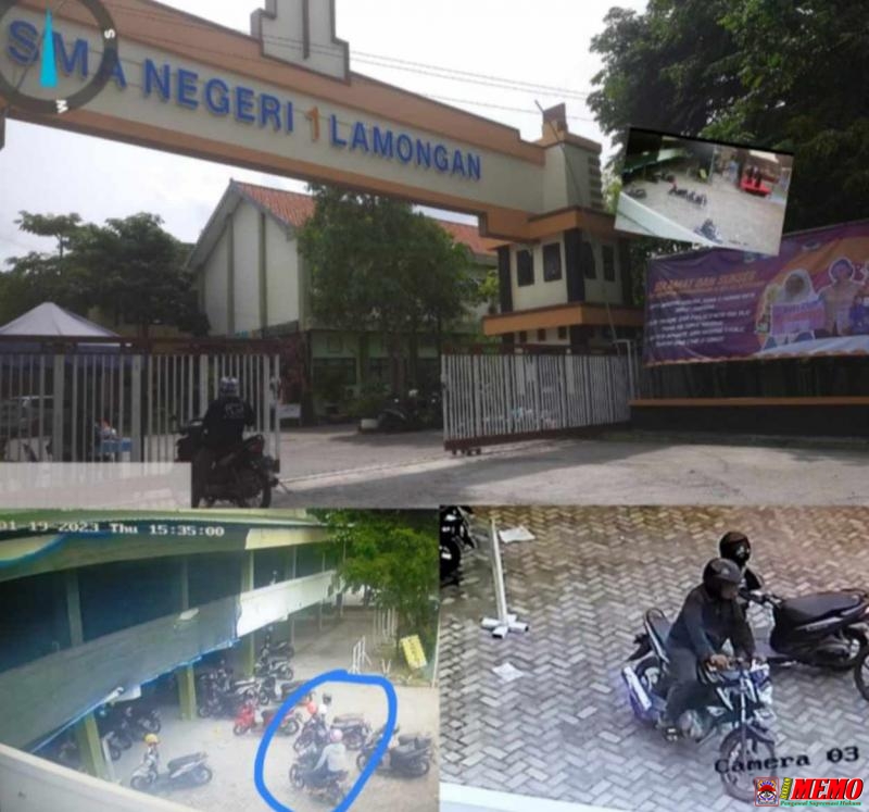 Dua Motor Milik Alumni Raib di Parkiran Sekolah SMA Negeri 1 Lamongan, Keamanan Layak Dipersoalkan