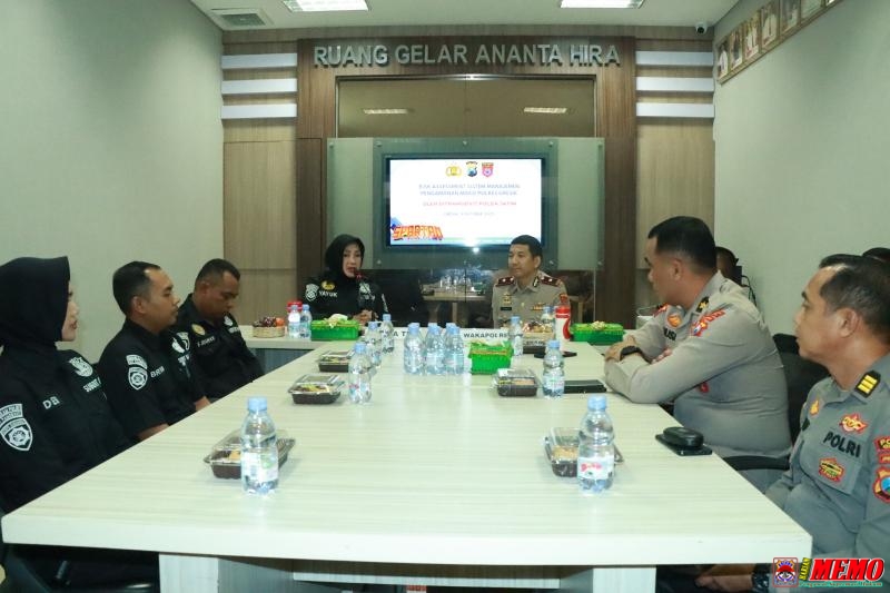 Pastikan Keamanan Mako, Polres Gresik Jalani Risk Assessment dari Polda Jatim