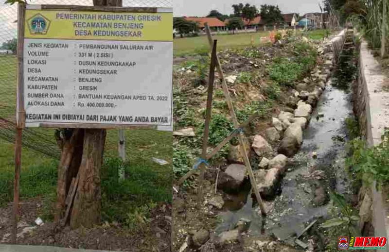 Dugaan Penyimpangan Proyek APBD Desa Kedungsekar Layak Ditindaklanjuti Pihak Terkait 