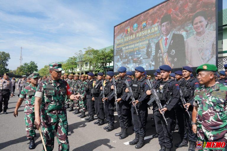 Pasukan Disiapkan untuk Tamu VVIP