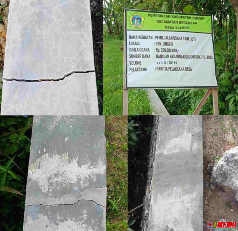 Proyek BK Desa Slempit Bermasalah