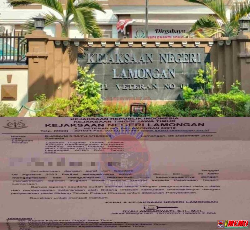 Dugaan Kasus Korupsi Proyek RPH-U Dapat Respon Keras Kajari Lamongan 