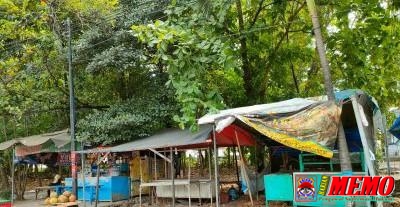 Bupati Lamongan Tutup Mata, Hutan Kota Didirikan Bangunan Warung