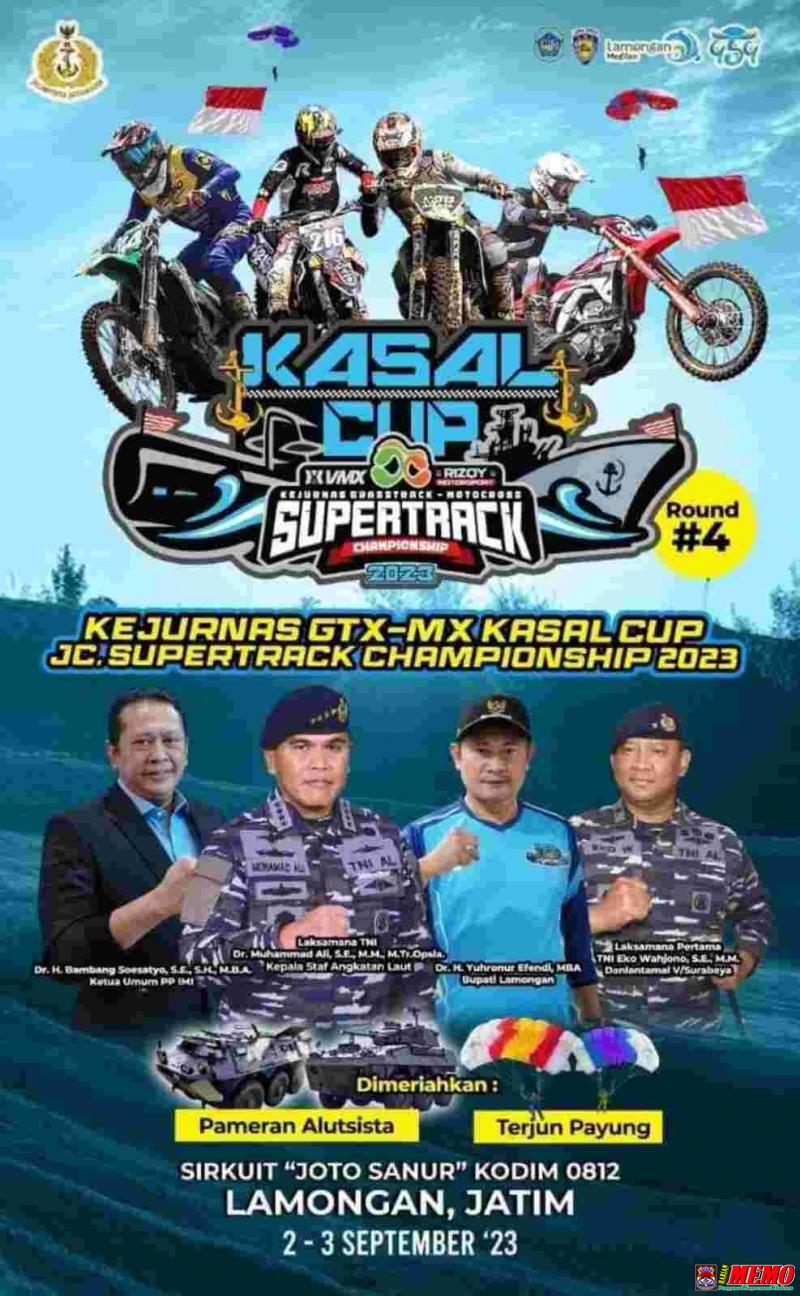 Kejurnas Motocross KASAL Cup 2023 di Sirkuit Joto Sanur Dimulai Tanggal 2-3 Februari