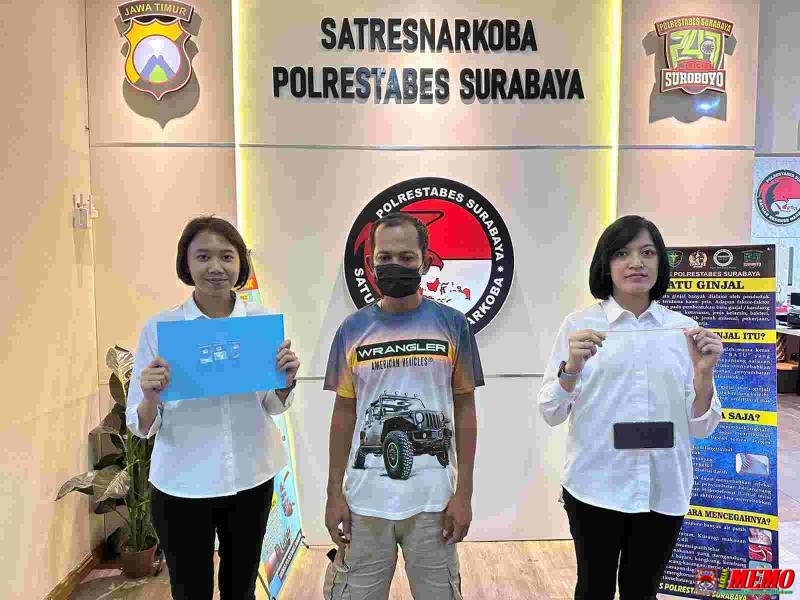 Lagi Asik Ngopi, Warga Asal Surabaya Diciduk Polisi 