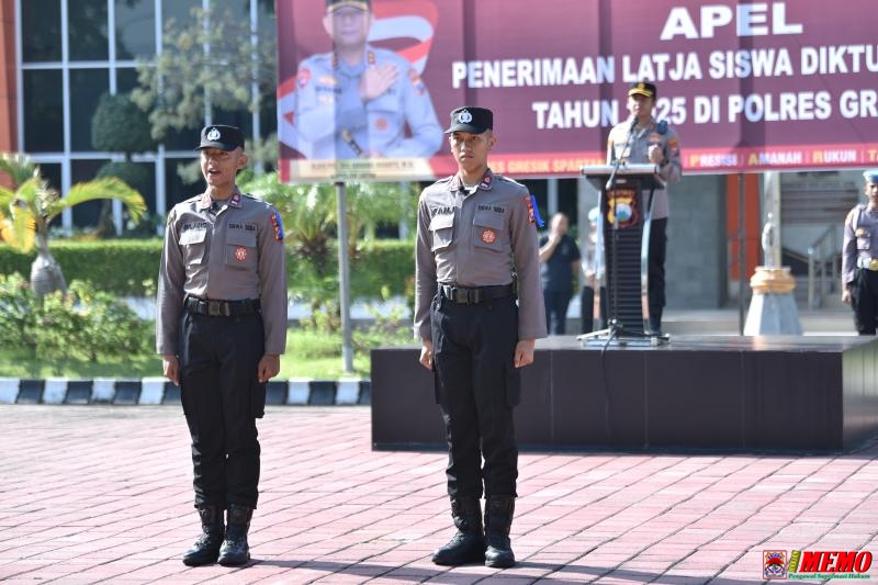 Latja Diktuk Bintara Polri 2025 di Polres Gresik Resmi Dibuka, 50 Siswa Siap Layani Masyarakat