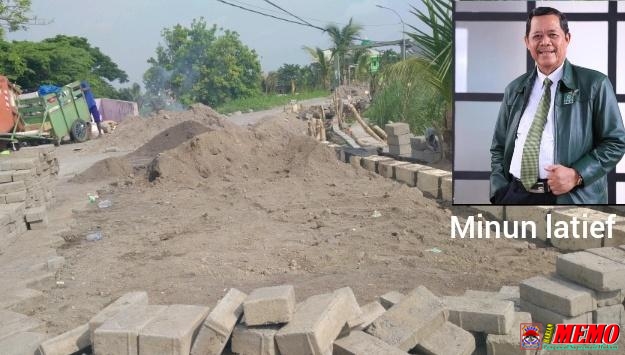 Proyek Paving di Sumberejo-Pakal Ambrol, Dewan Minta Perbaikan Kembali Oleh Cipta Karya