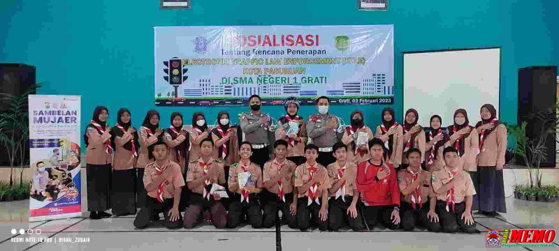 Unit Kamsel Polres Pasuruan Kota Laksanakan Sambelan Mujaer di SMANIGRA