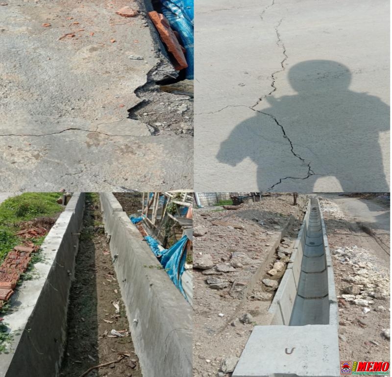 Proyek Bangunan DD Desa Maindu Amburadul.?