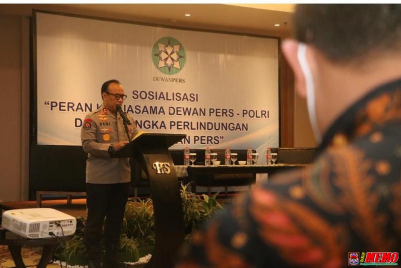 Polri dan Dewan Pers Sosialiasi Perlindungan Kemerdekaan Pers
