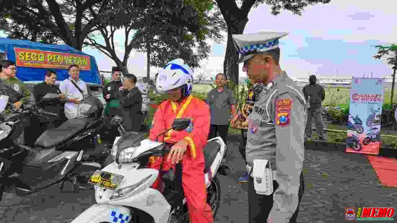 Polres Kediri Kota Sosialisasi dan Tes Riding Bersama IPSI Kota Kediri