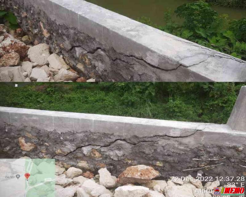 Proyek TPT DD Baru Dikerjakan Sudah Banyak yang Pecah