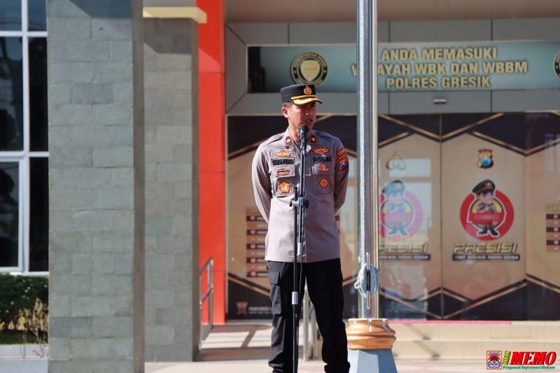 Wakapolres Gresik Beri Pesan Tingkatkan Harkamtibmas Selama Ramadan