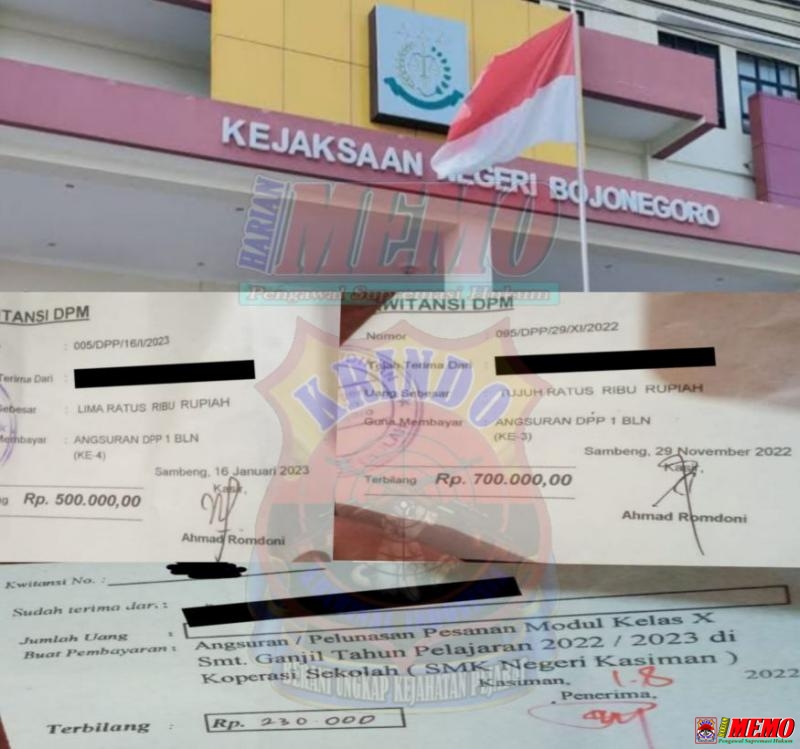 Kejaksaan Bojonegoro Tanggapi Dugaan Pungli di SMK Negeri Kasiman