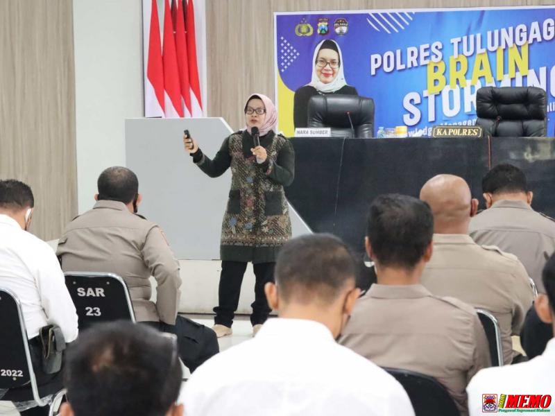 Awali Tugas di Tahun Baru 2023, Polres Tulungagung Gelar Brainstorming Knowledge Management