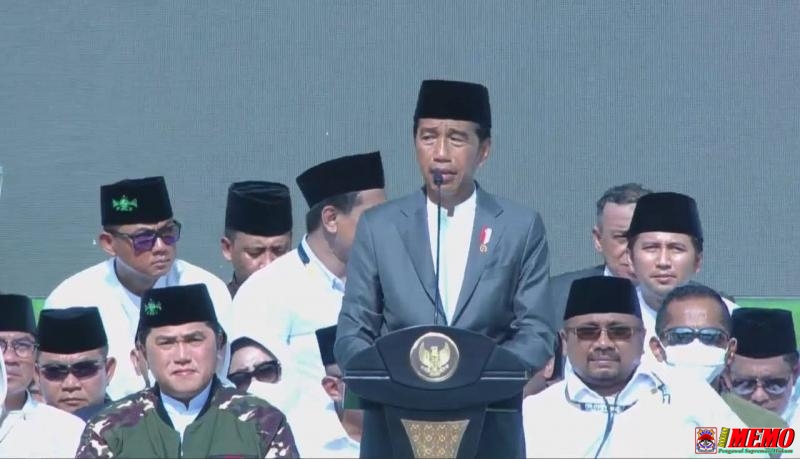 Presiden RI Joko Widodo Buka Acara Puncak Resepsi Satu Abad NU