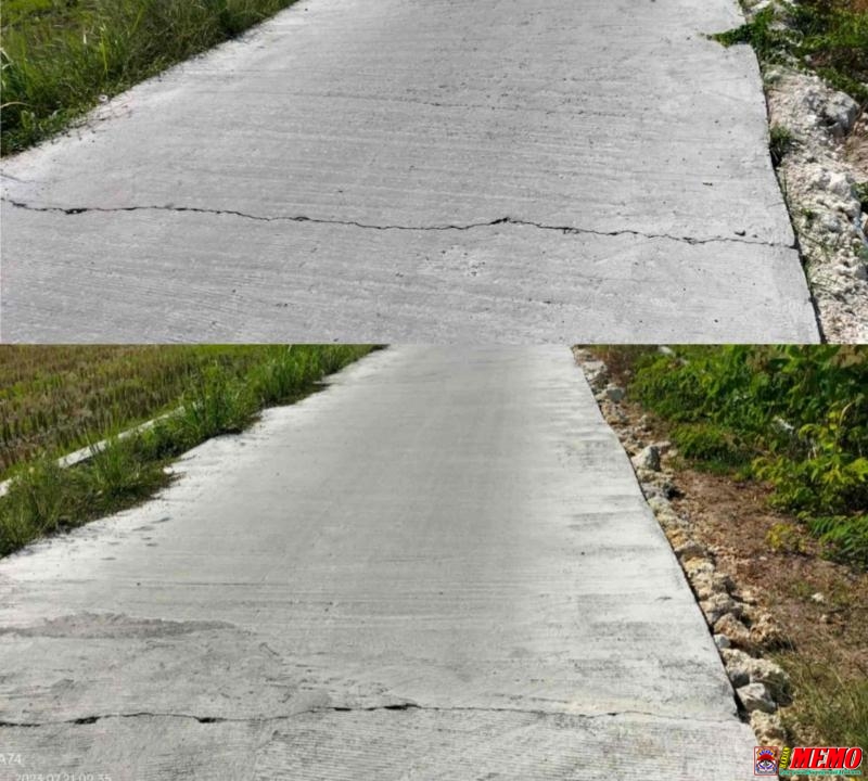 Bobroknya Proyek Jalan Gedangan Akibat Kecerobohan Warga