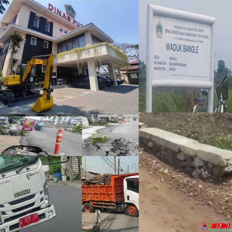 Proyek DPU TR Kabupaten Gresik Diduga Jadi Ajang Korupsi