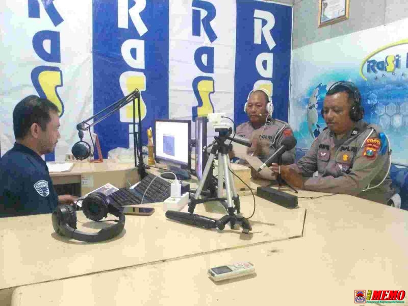Gandeng Media, Polisi Magetan Sosialisasikan Operasi Keselamatan Semeru 2023