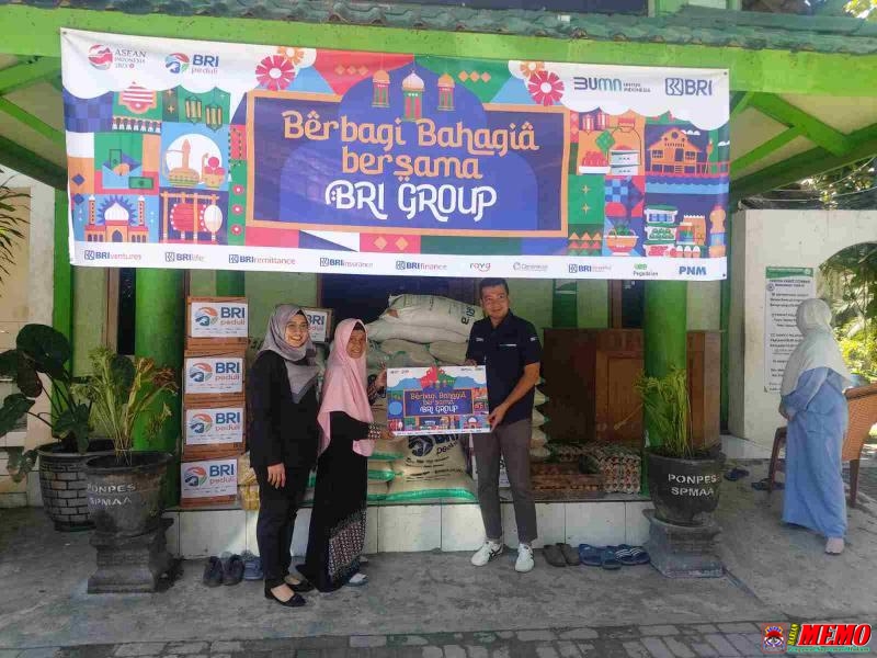 Berbagi Bahagia Bersama, BRI Berikan Santunan Anak Yatim Piatu