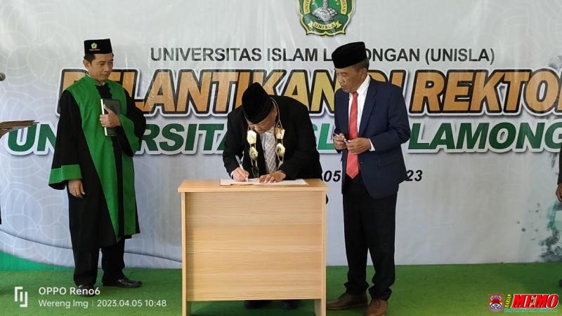 PJ Rektor UNISLA Lamongan Resmi Dilantik