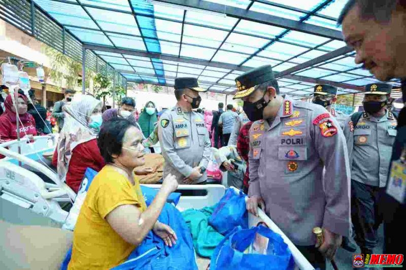 Jenderal Listyo Sigit Prabowo Tinjau Lokasi Gempa Bumi Cianjur