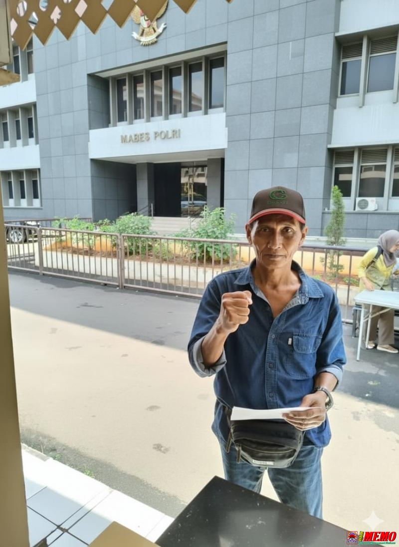 Pimred Harian Memo Desak Mabes Polri Segera Tindak Lanjuti Kasus Mafia Solar Kompol Pombos DKK