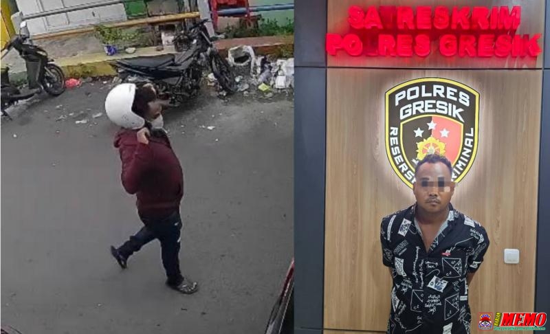 Kabur ke Bali Usai Curi Motor, Pria Asal Sampang Takluk di Tangan Tim Macan Giri Polres Gresik