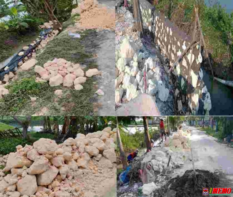 Material Proyek TPT Desa Wangunrejo Dioplos Layaknya Minuman Keras