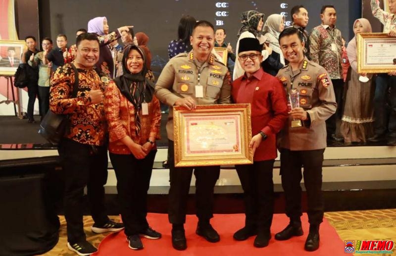 Polresta Sidoarjo Terima Penghargaan Top 5 OAPSI dari Menteri PANRB