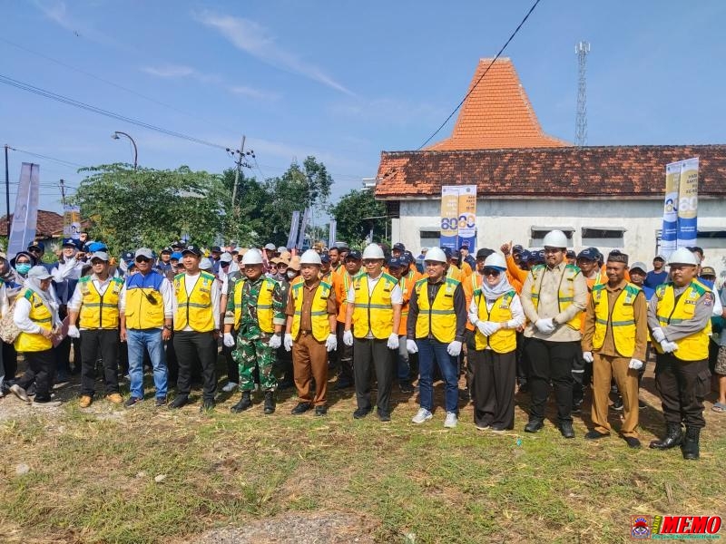 Harbak PU ke-80 Dimulai, PUPR Gresik Pacu Perbaikan Infrastruktur dan Konektivitas