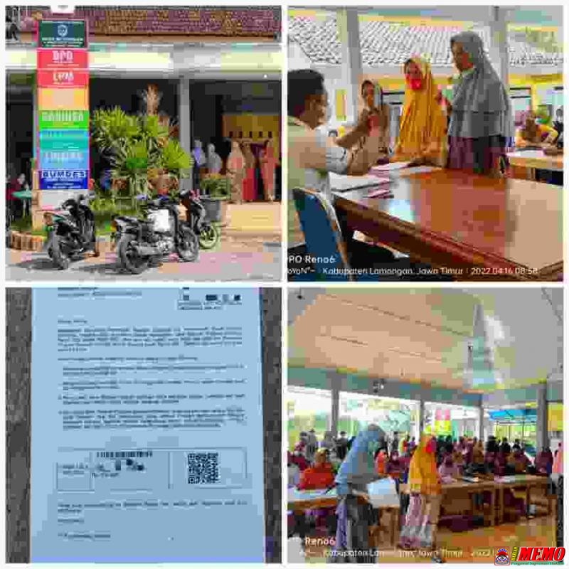 Pencairan Bantuan Program Sembako di Desa Butungan- Kalitengah Diduga Syarat Mufakat Jahat