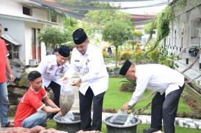 Lapas Lamongan Tebar Benih Ikan Lele Guna Dukung Program Asta Cita Presiden RI