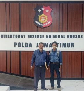 Suryadi Kades Pandanan Dilaporkan Ke Polda Jatim Atas Dugaan Pengancaman Percobaan Pembunuhan