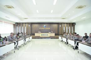 Persiapan Operasi Lilin, Polres Gresik Gelar Lat Pra Ops untuk Kesiapan Personel