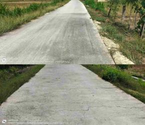 Rusaknya Proyek Jalan Desa Baturono, Kades Ragukan Mutu Beton Edo Mix