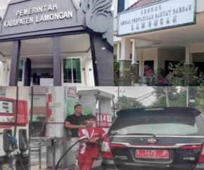 Mobil Sekretariat DPRD Lamongan Terciduk Isi BBM Bersubsidi, Sekda Membisu? 