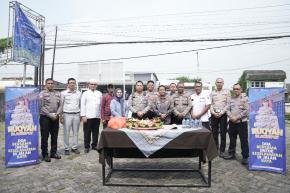 Satlantas Polres Gresik Gelar Doa Bersama untuk Menekan Angka Kecelakaan Lalu Lintas