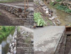 Dugaan Penyimpangan Proyek TPT dan Pavingisasi Jalan Desa Pinggir Bermanuver