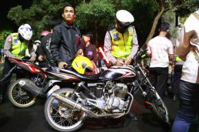 Polisi di Mojokerto Jaring Puluhan Motor Knalpot Brong, Respon Keluhan Masyarakat
